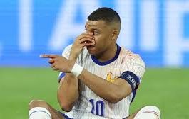 Mbappé is knocked out, but he might pick up the mask the France star is expected to join Masked Men of Football